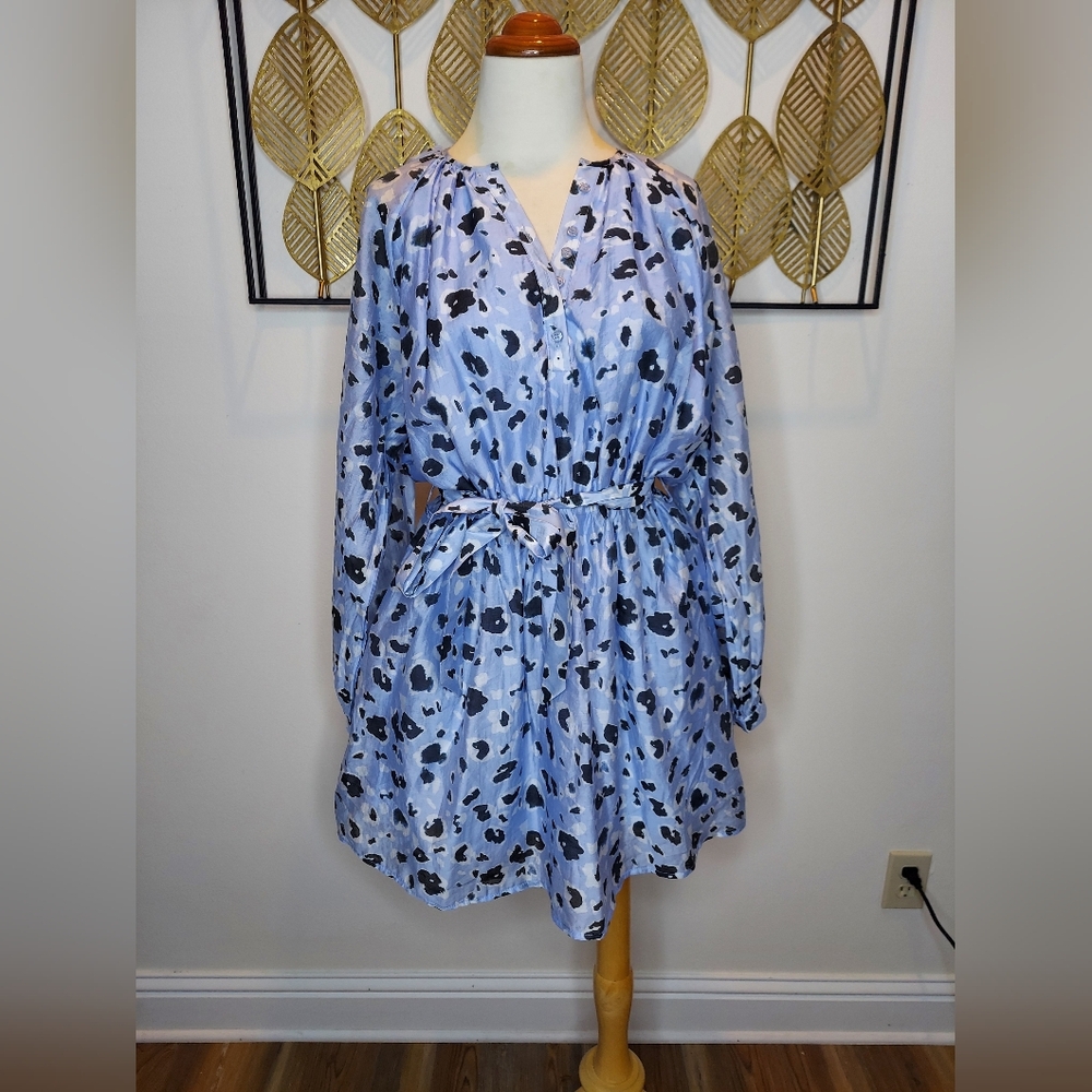 The Shirt by Rachel Behrans- Taryn Leopard Dress Size Small